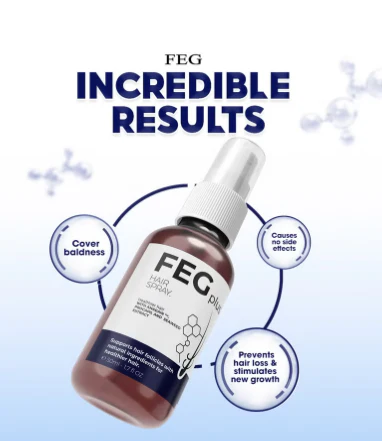 FEG Plus Hair & Beard Growth Serum Spray