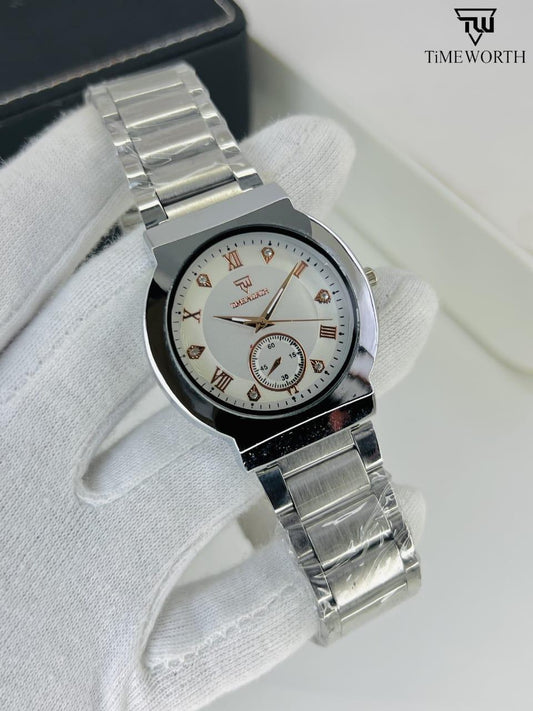 Men's Water Resistant Quartz Chain Watch