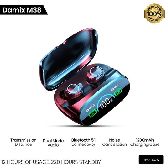 Multicolor Long-Lasting Battery With Fast Charge Earbuds