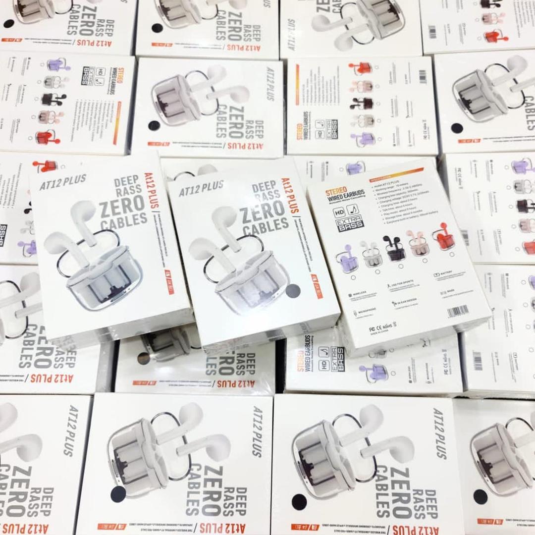 New AT12 Wireless Earbuds With Transparent Body